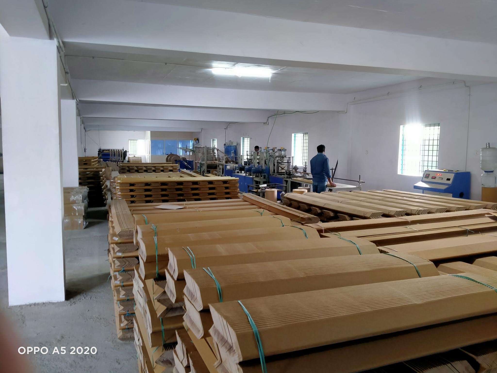 Edge boards staged at the factory