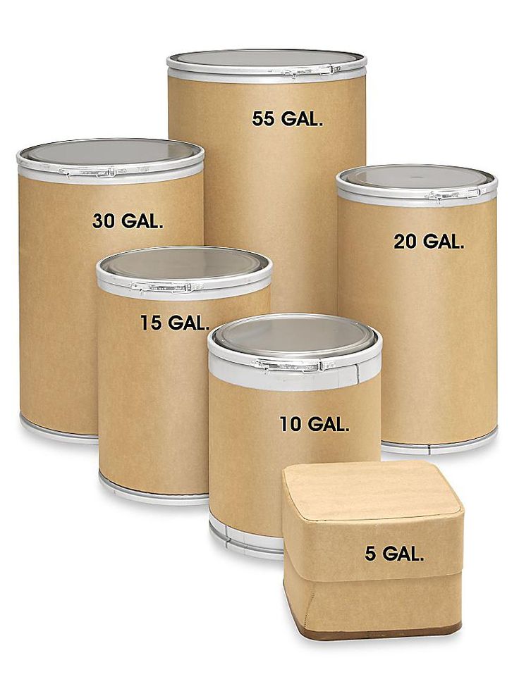 Paper Fiber Drum size range